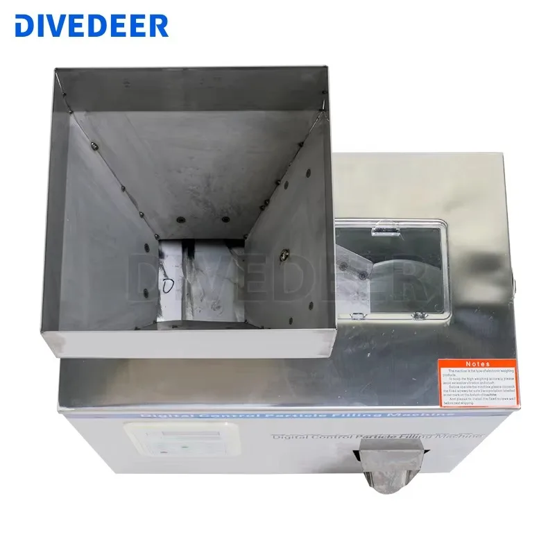 DIVEDEER Commercial Automatic Powder Dispenser Flavors Coffee Powder Goji Berry Dispenser Rapid Quantitative Weighing Machine