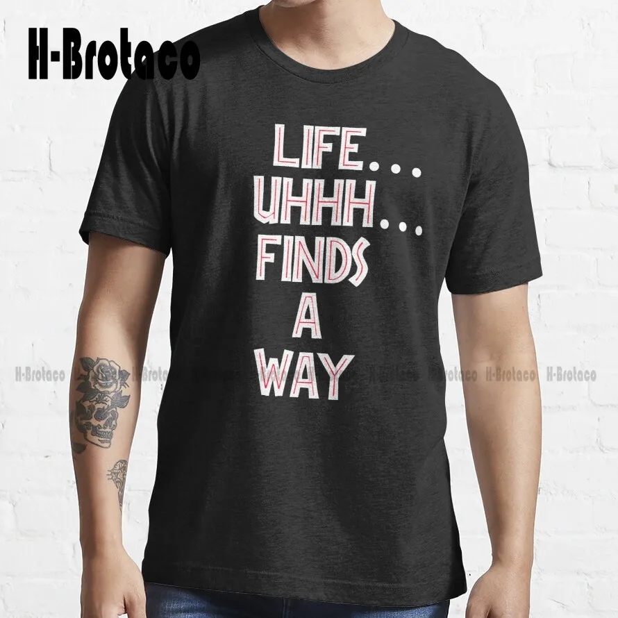 Футболка с надписью «Jurassic Life находит путь»