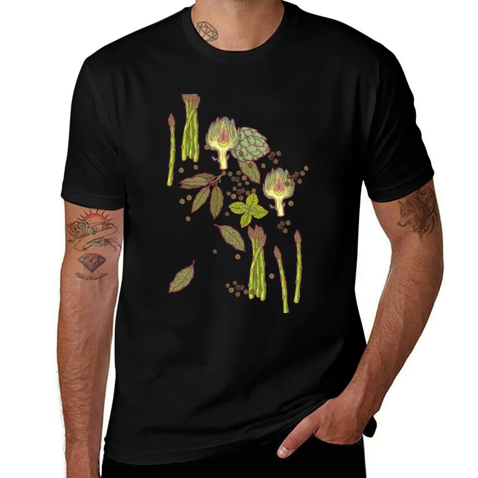 

t tshirt t 100% cotton spring T-Shirt shirt man cotton asparagus shirts 100% luxury T-Shirt