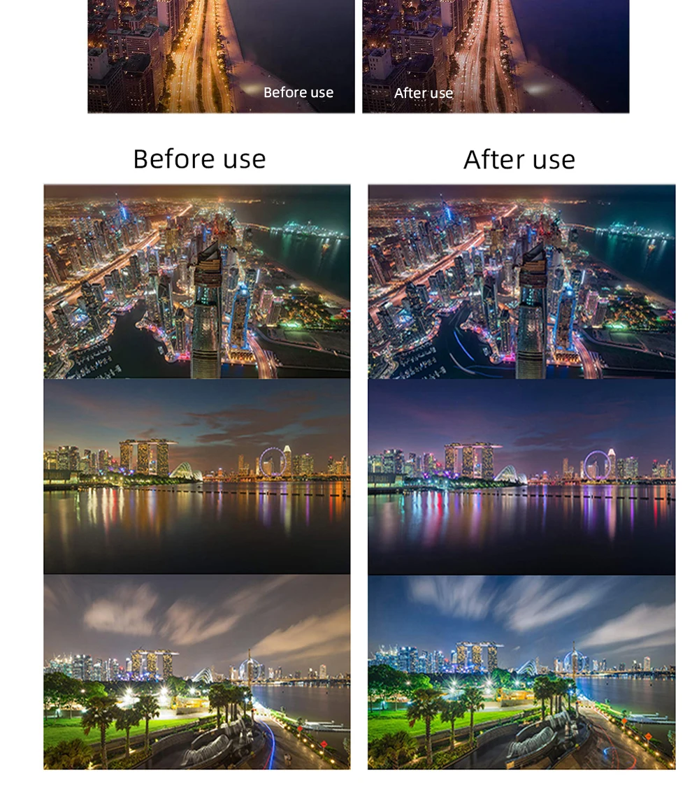DSLR 카메라 렌즈 필터 ND 필터 ND2-400 가변 중립 밀도 55mm Sony Canon Nikon AF-P DX 18-55mm f/3.5-5.6G VR