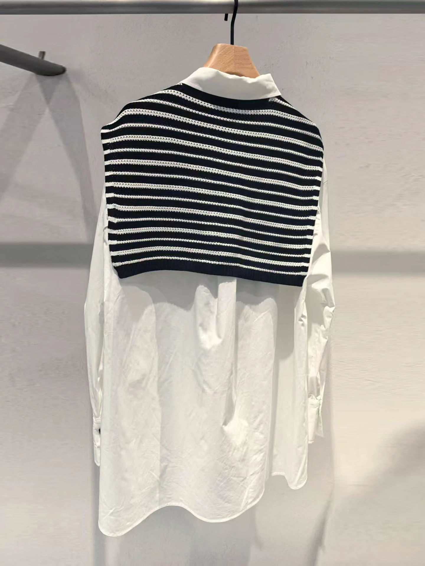 

Casual Striped awl Women's Loose Fit irt Lazy Sle Top Commute Sle Long Sve Button up Regular Length Casual Wear