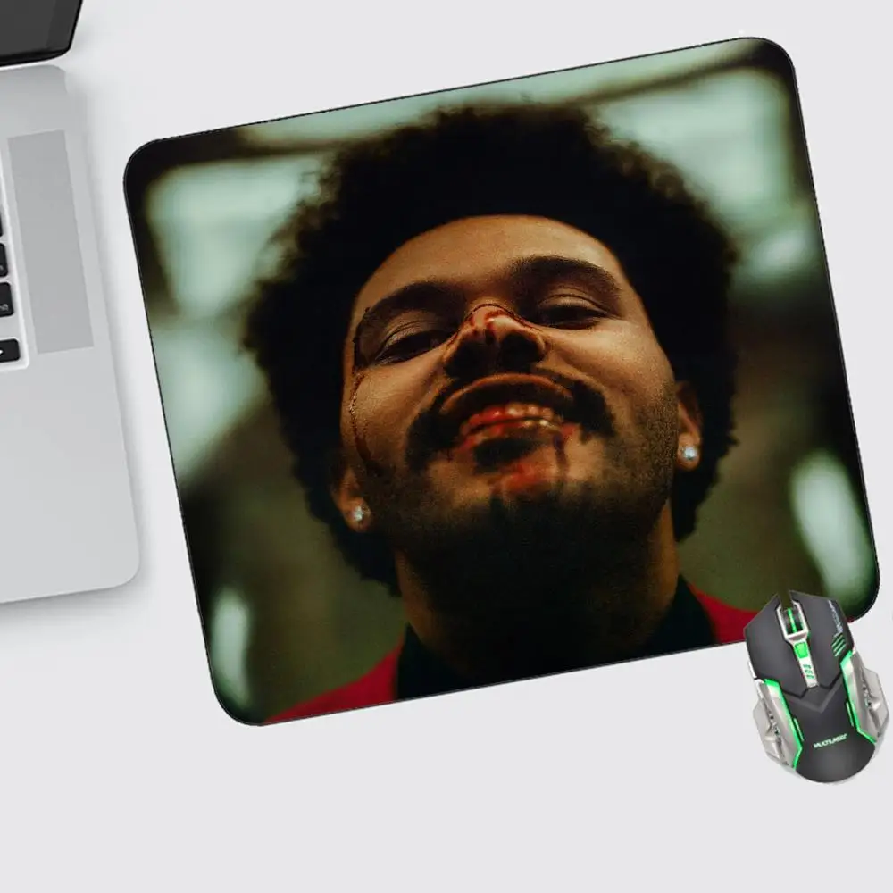 

The Weeknd Mouse Pad Small Gaming Accessories Keyboard Computer Offices Desk Mat Pc Gamer Non-slip Rubber Mousepad