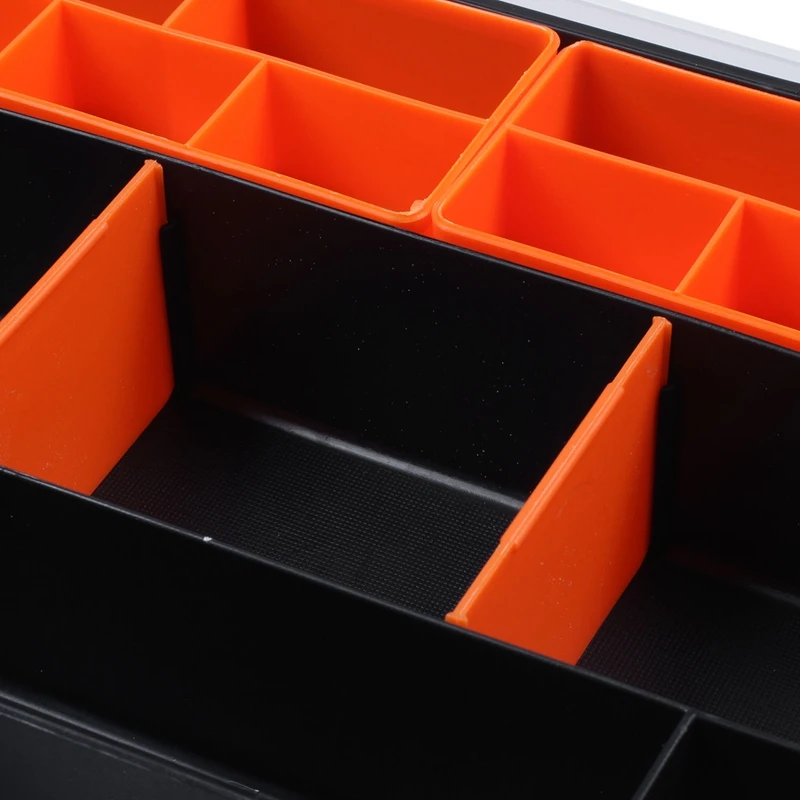 F-290 Portable Plastic Tool Parts Box Screw Storage Box Electronic Component Box Compartment Box Material Box
