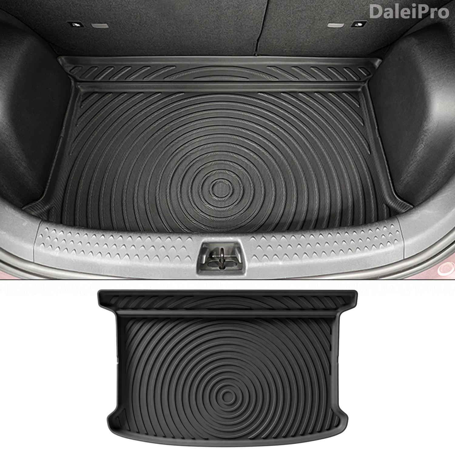 For BYD Dolphin Cargo Liner Custom Fit TPE Trunk Mats All Weather Cargo Mats Waterproof Floor Mats Car Interior Accessories