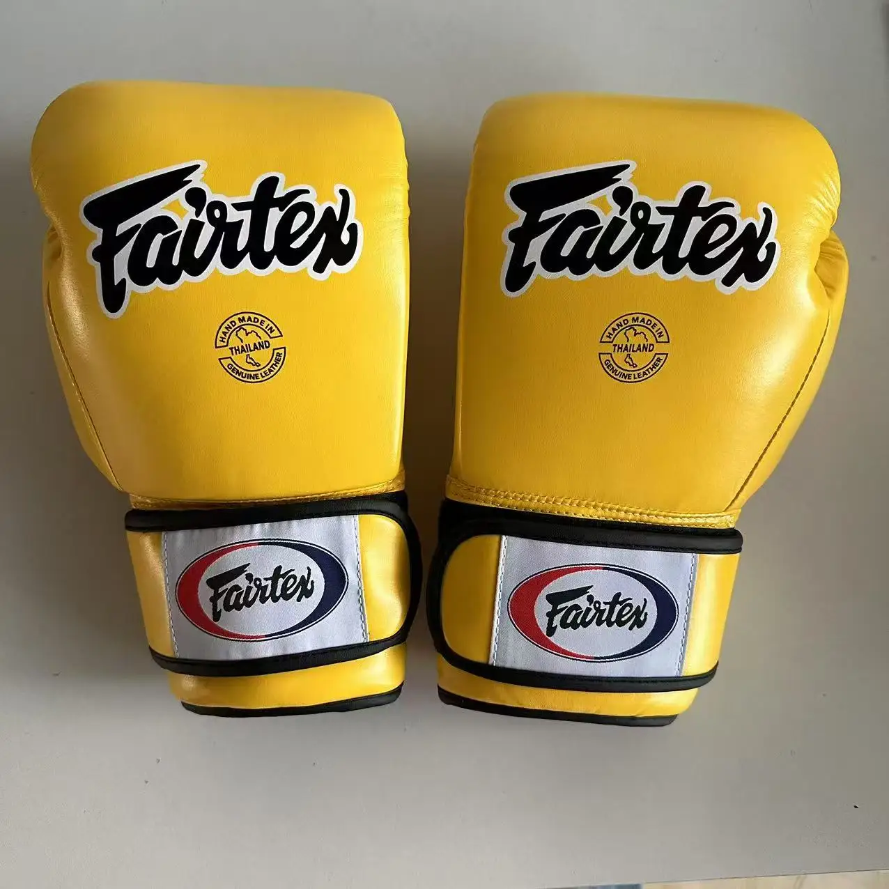 قفازات الملاكمة من FAIRTEX، قفازات احترافية للتدريب على الملاكمة التايلاندية من الجلد للبالغين والشباب #6