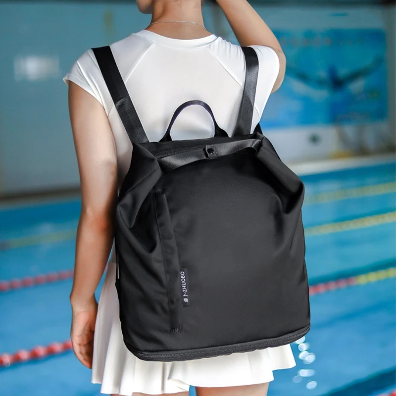 Foldable Swimming Bag Women Backpack Dry Wet Bags Camping Fitness Yoga Sports Travel Pool Beach Swimsuit Shoes Storage Pocket