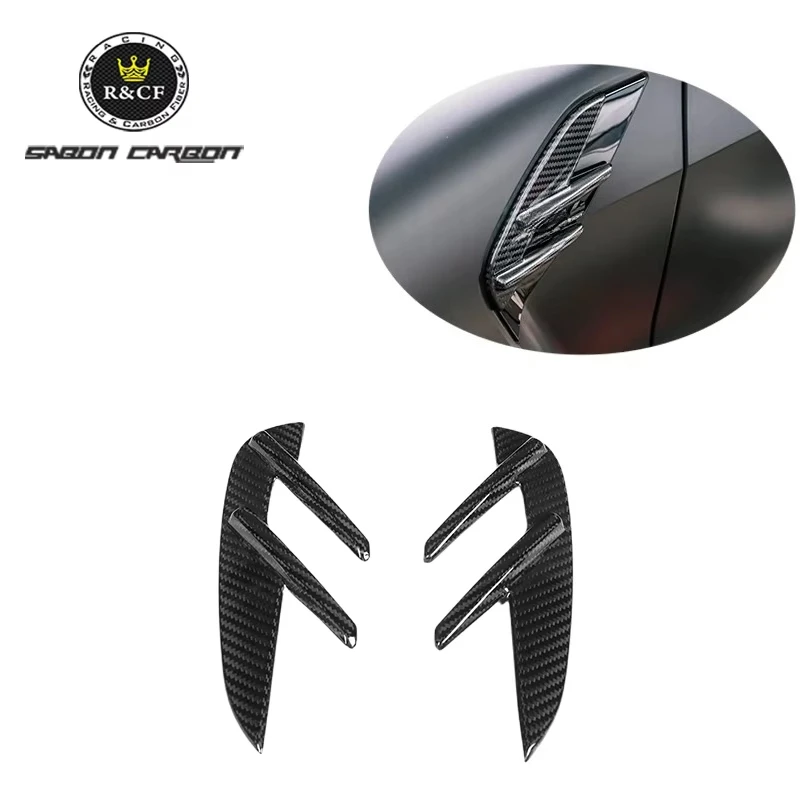 

2022+ M4 G82 Dry Carbon Fiber OE-style Side Fender Trim Vent Garnish Stick for BMW G80 G82 G83 M3 M4