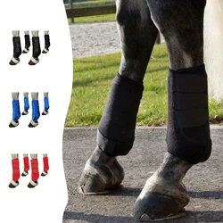 Horse Leg Boots Leg Protectors Perfect Contoured Fit Leg Guards Horse Fly Boots Legs Wraps Protector Equestrian Racing Equipment