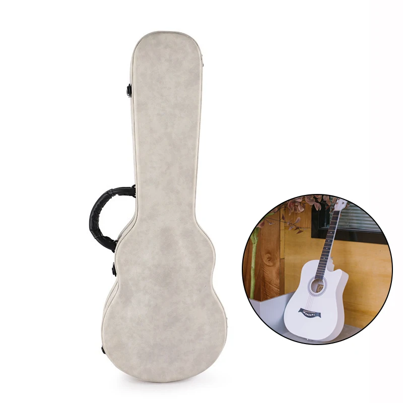 41 Inch Guitar Backpack Classic Thickened Guitar Case Wooden Portable Carry Musical Instrument Accessories Anti-drop Storage Bag