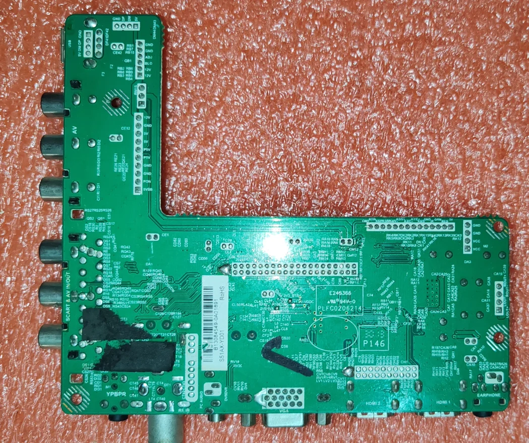 اللوحة الأم T.VST59S.81 T.V56.81 LED TV متوافقة مع شاشات مختلفة، متوافقة مع جهاز التحكم عن بعد for1920x1080 أو 1366x768