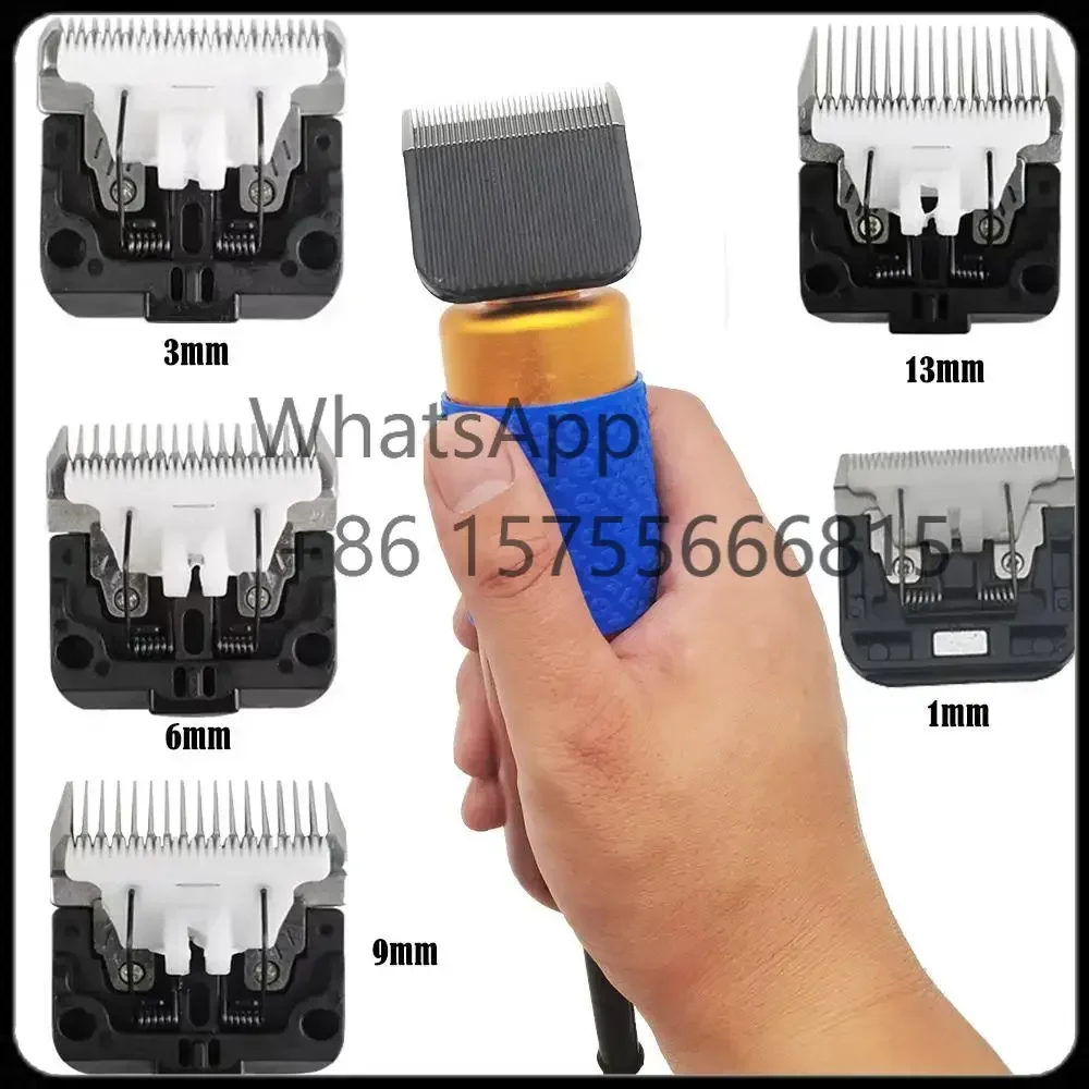 1 шт. оригинальные насадки для машинки для стрижки домашних животных, керамические лезвия, встроенные 3/6/9/13 мм режущие головки, запасные ножи для MDB22 VS888, триммер для собачьей шерсти