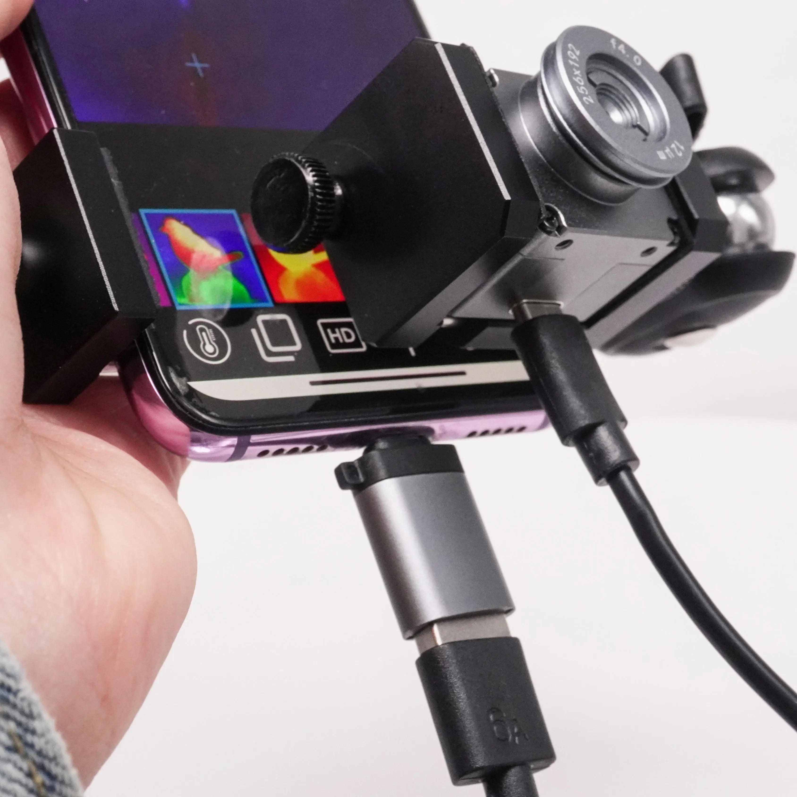 

NEW Portable Type-C Thermal Imaging Camera 256*192 Thermal Imager with Low Power Consumption Easy to Carry for Android Phone Use