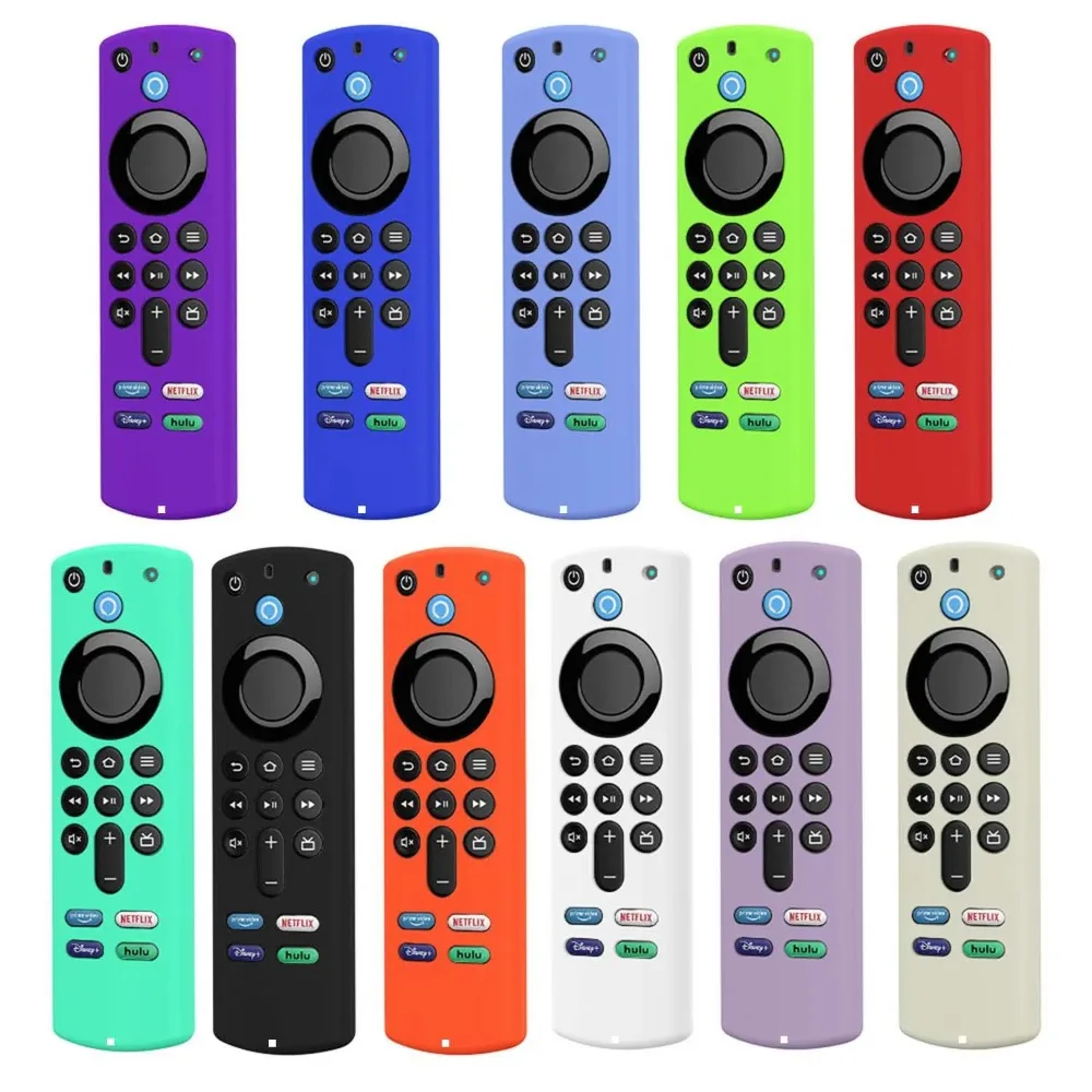 Silicone Remote Protective Case For Fire Stick 4K MAX 3rd Gen Fire TV Remote Glow In Dark Anti Drop Dustproof