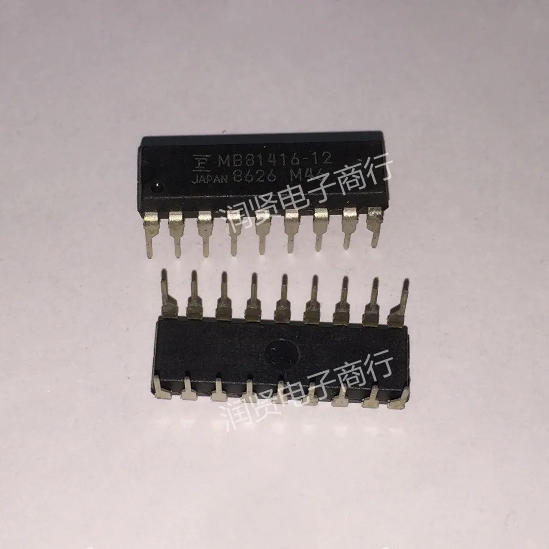 2 piezas MB81416-12 MB81416 DIP18 nuevo chip IC original