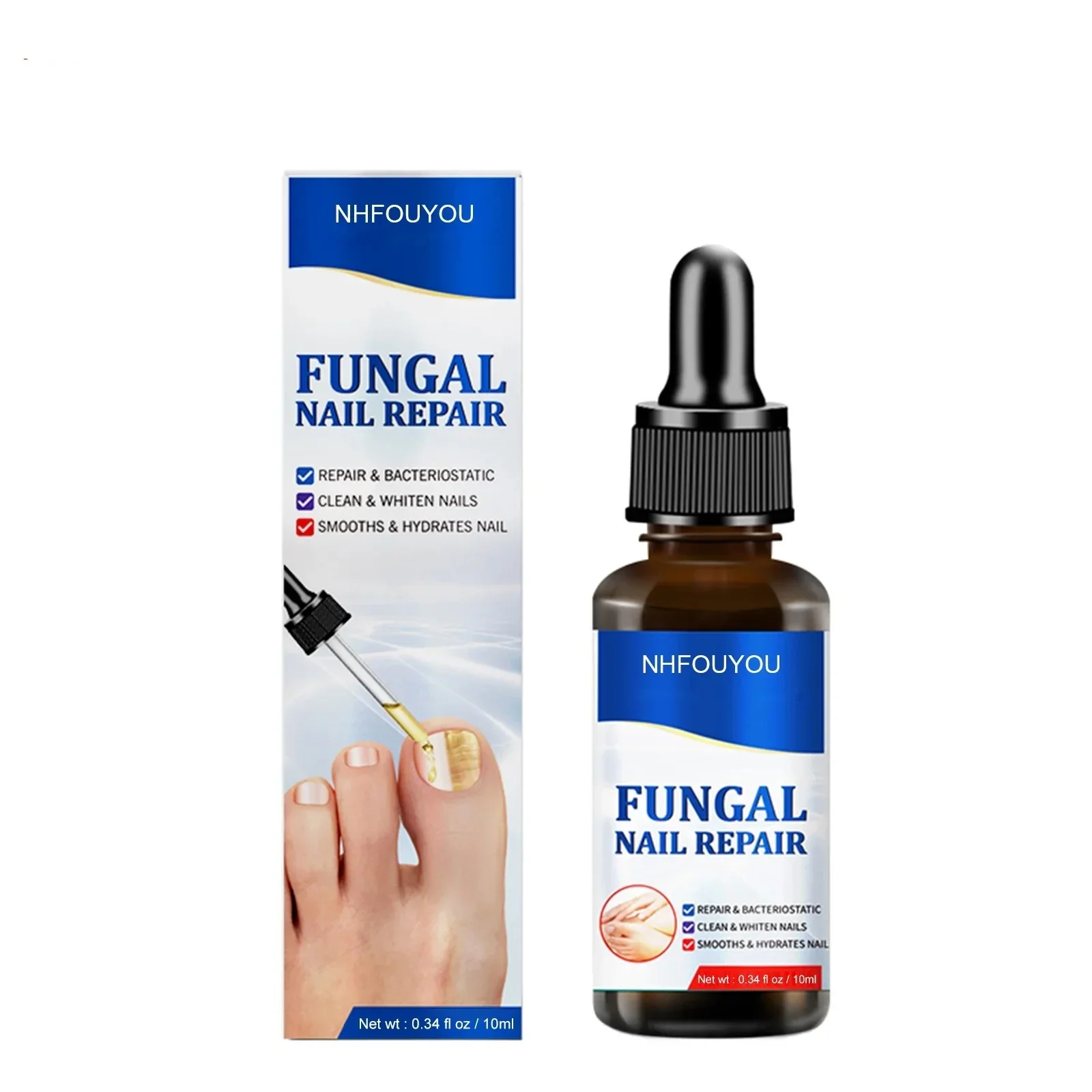 Fungal Nail Treatment Oil Fungus Removal Gel Anti Infection Cream Foot Repair Essence Toe Nail Fungal Nail Removal 10ML