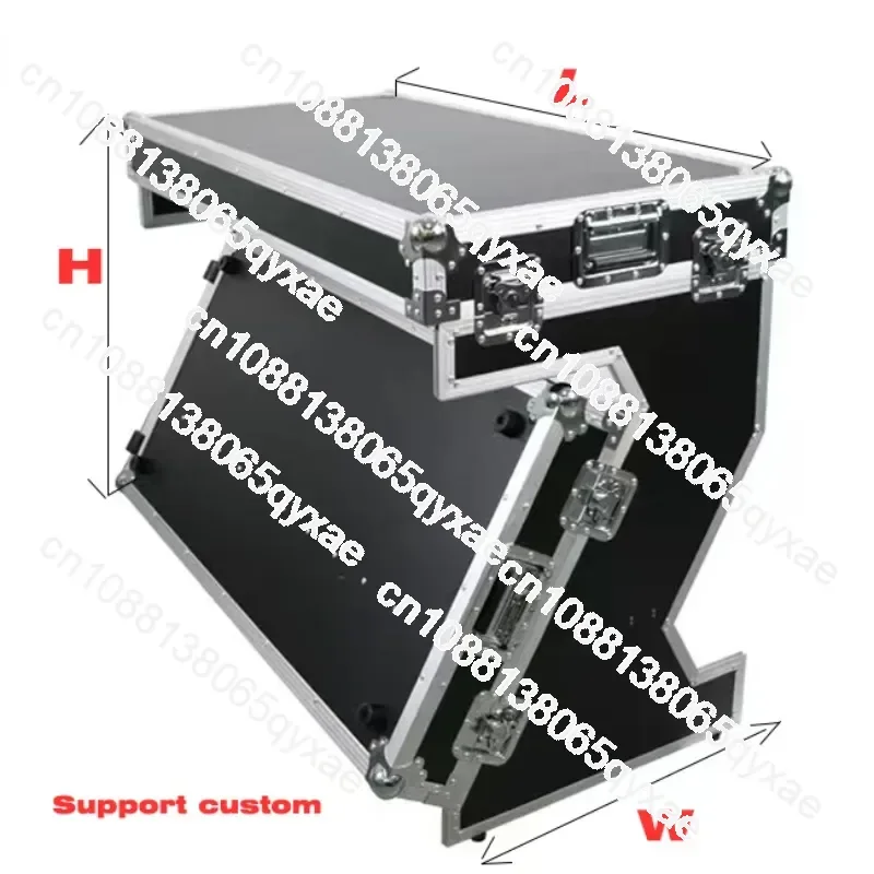 Aluminum suitcase with customizable double push-pull box design style controller