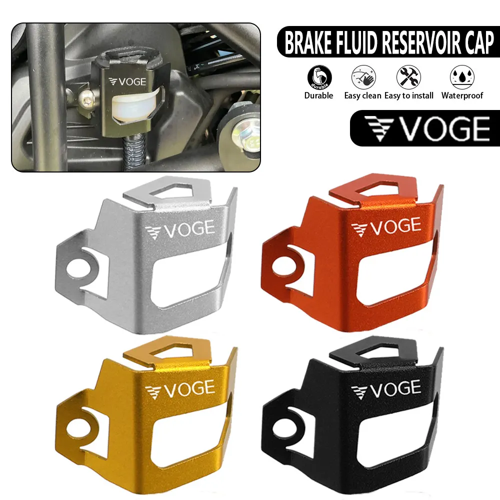 

Motorcycle CNC Parts FOR LONCIN VOGE 300 RALLY 300GY 300RALLY 2023 RALLY300 Rear Brake Fluid Reservoir Protector Guard Cover Cap