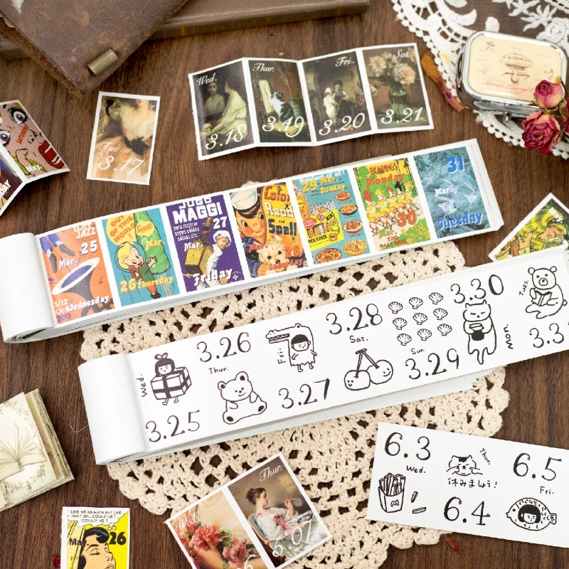 مجلة الذهاب 365 صفحة الإبداعية لزجة المسيل للدموع التقويم 2026 ريترو كتاب التقويم الصغير لمجلة مخطط سكرابوكينغ مذكرات لتقوم بها بنفسك