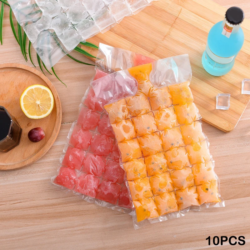 

Disposable Ice Bag Grid Ice Block Mold Self Sealing Mouth Ice Block Making Ice Bag Box Household Frozen Ice Block Making Ice