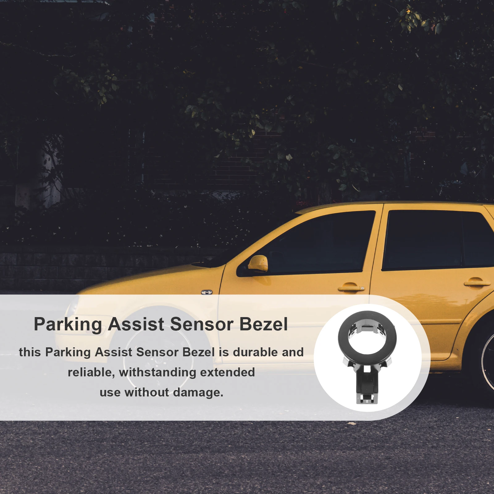 

Reversing Radar Mounting Bracket for Car Parking Sensors Compatible Durable Backup Holder Sensor Bezel Retainer Car
