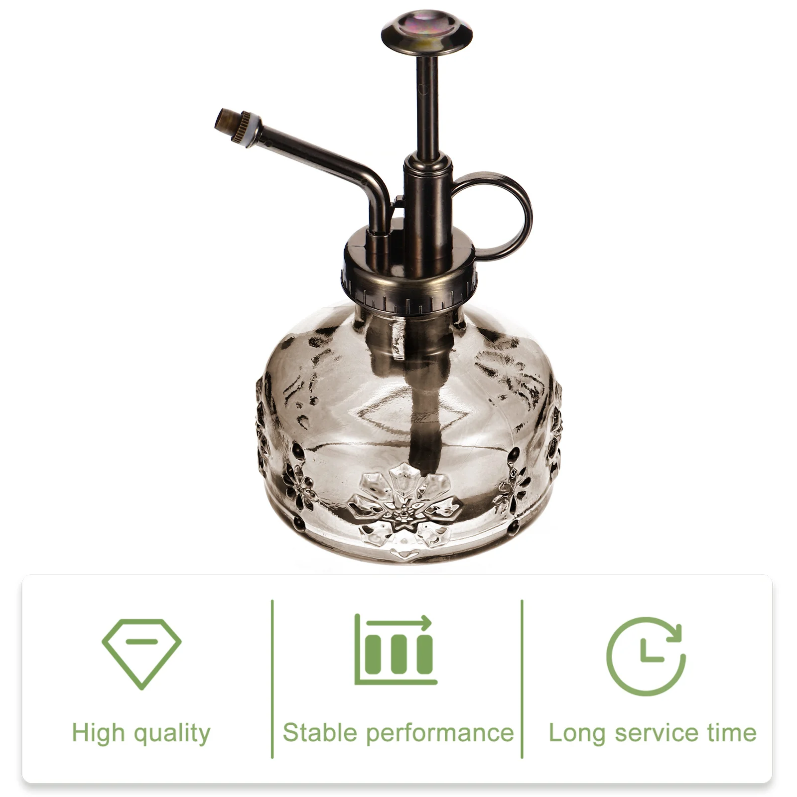 

1Pcs European Style Glass Watering Can Retro Design Easy Grip for Indoor Outdoor Plants Bonsai Succulents Flower Spray Bottle