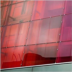 Red Clear Decorative Window Film Static Cling Heat Insulation UV Protector DIY Christmas Sticker for Home Decoration