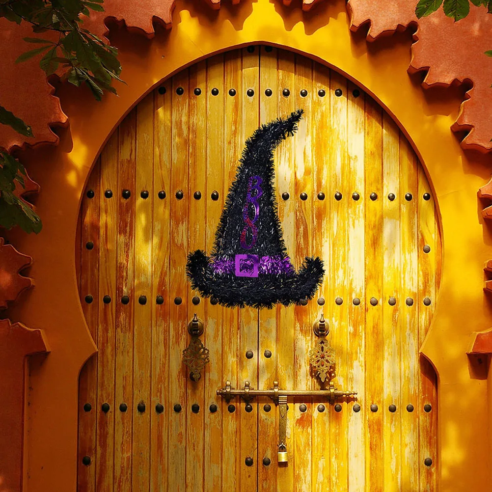 

Witch Hat Iron Ring Adult Decorations Wire Wreath Forms Hanging Hoop Metal Frame Christmas