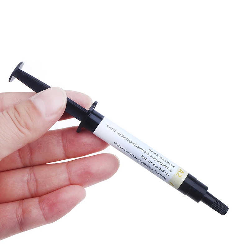 Dental Composite Resin Flowable Light Curing A2 2.5g Refill Syringe Delivery Tips Etch Gel Adhesive Bonding