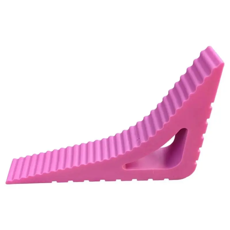 

652F Creative Triangular Door stoppers Reusable Shock Absorbent Block Wedges Doorstops
