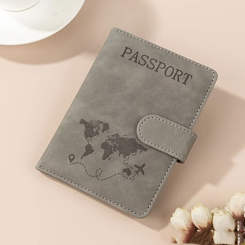RFID-Reisepasshülle für Frauen/Männer, Niedliche Reisepass-Brieftasche mit RFID-Blockierung und Kartenfächern, RFID-Reisepasshülle/-Etui Reisebrieftasche – Detail 11