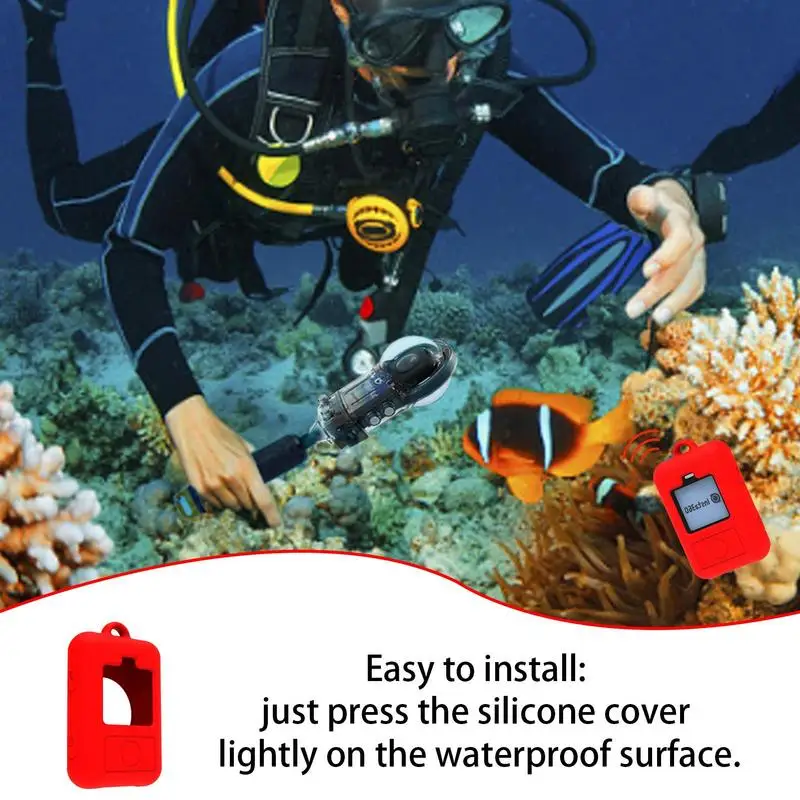 Silicone Protective Case For Insta360 GPS Action Remote Control Apply for Insta360 X3/ONE X X2/ONE R RS Panoramic Motion Camera