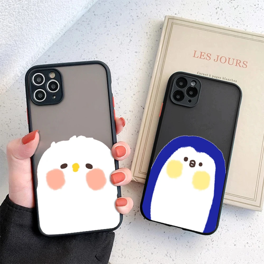 

Hard Back Coque for IPhone 14 13 12 11 ProMax Mini Plus Cover for IPhone XR XS Max 7 8 SE 2022 Cute Animal Chicken Phone Case