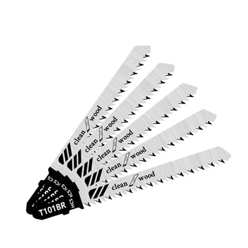 Scie à tige en T en acier à haute teneur en carbone, outil de coupe de travail de calcul, 5 pièces/ensemble