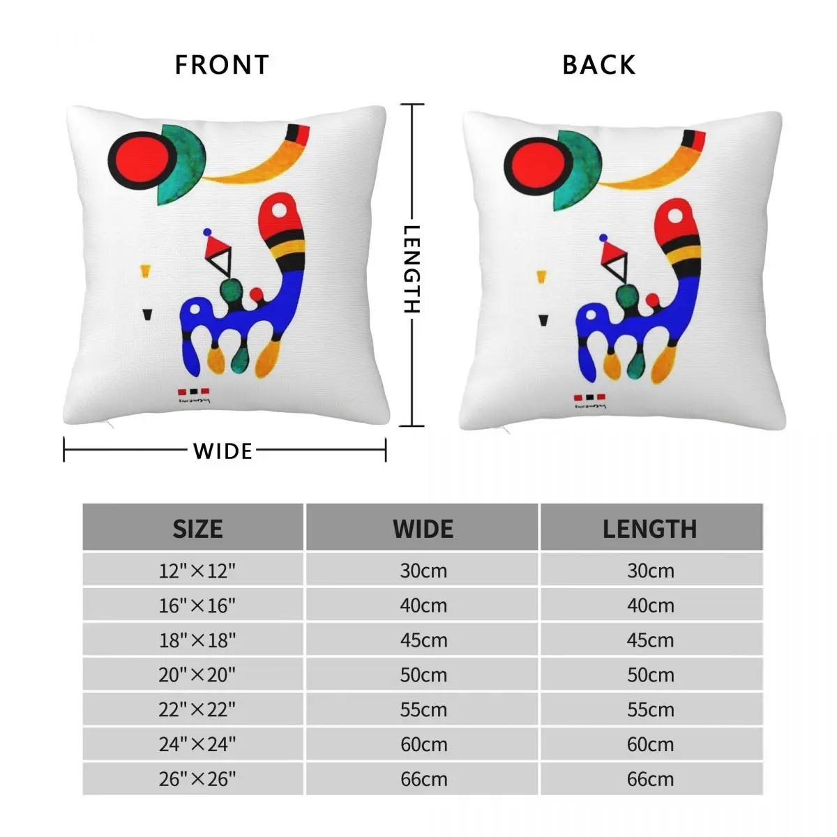 Wassily Kandinsky 1944 Composition Pillowcase Polyester Linen Velvet Creative Zip Decorative Home Cushion Cover