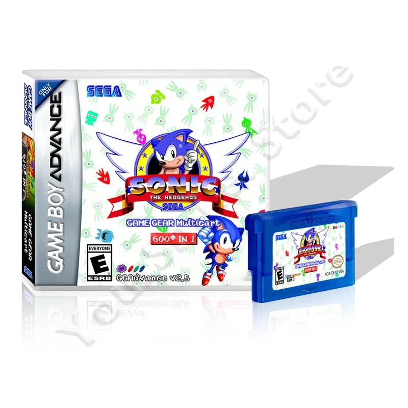 Game  Cartridge Sega GG GBA Game Card 600+in One Including English and Japanese Games