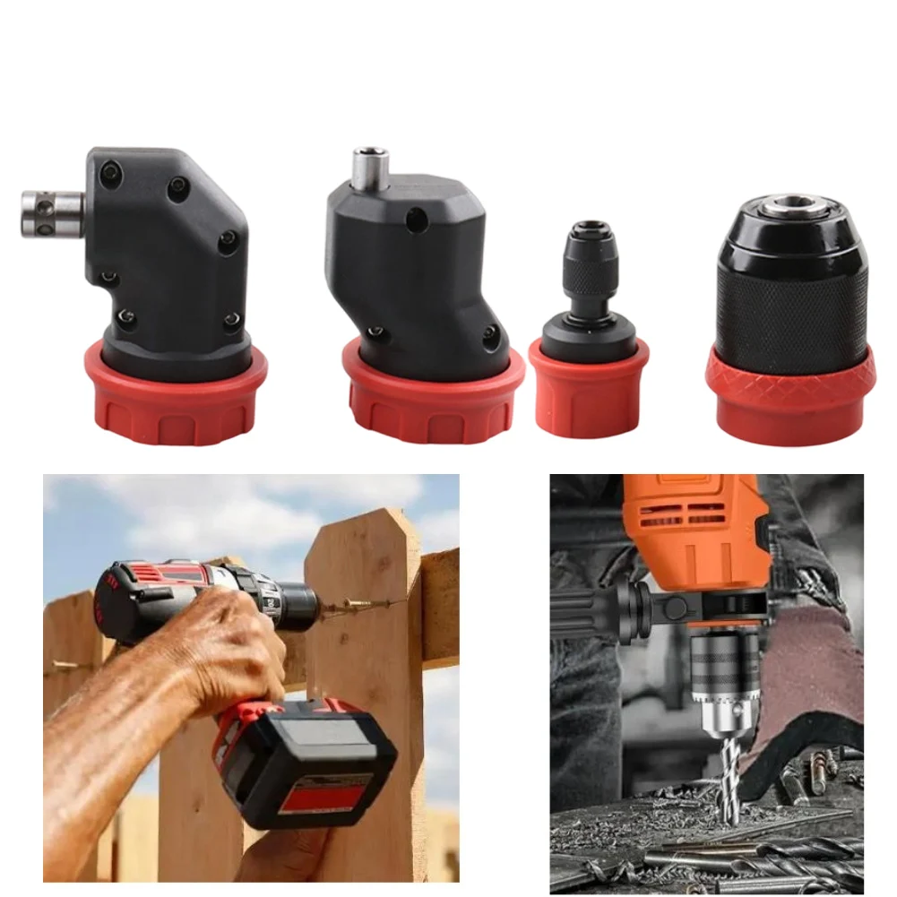 1PC Electric  Drill Conversion Brushless  Rechargeable Electrical Drill  Chuck Quick-release Adapter  For 6.35mm Bit