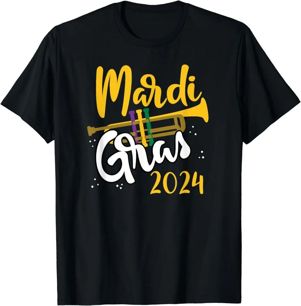 Mardi Gras 2024 New Orleans Parade Party Carnival Costume T-Shirt Unisex T-shirts For Men Women Summer Tees Cotton Luxury Brand