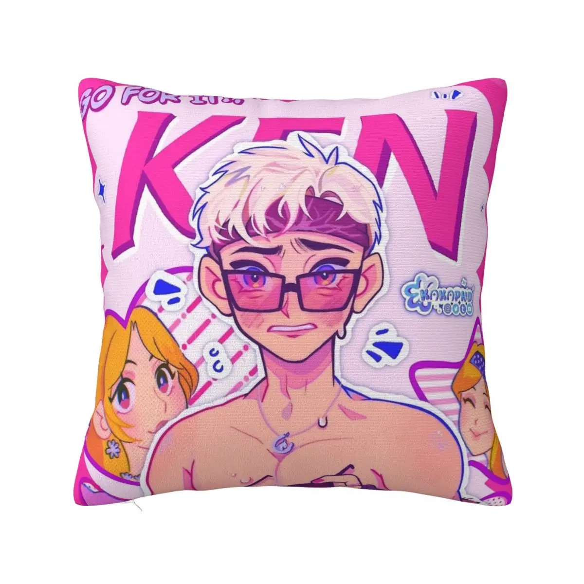 I Am Kenough Ryan Gosling Pillowcase Printing Fabric Cushion Cover Decoration Kenergy Mojo Dojo Casa House Pillow Case Cover Bed