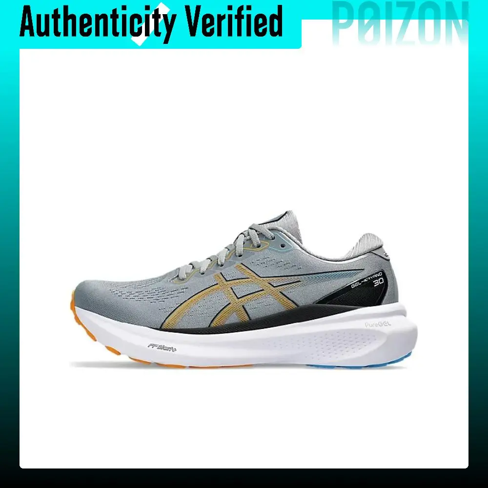 ASICS Gel Kayano 30 Abrasion Resistant Breathable Low top Physical Fitness Test & Exam Running Shoes Men's Gray 1011B548-021