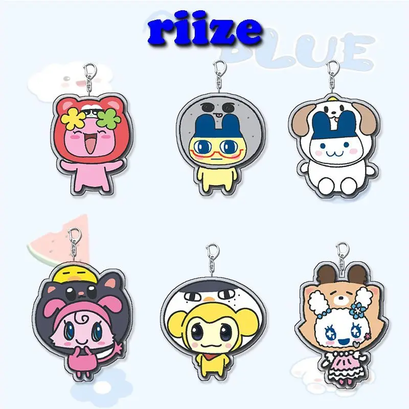 

Tamagotchi peripheral exquisite keychain, Tamagotchi cartoon cute acrylic best friend pendant gift charm