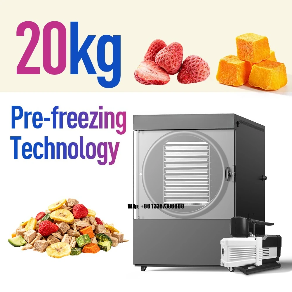 Large-Capacity 20KG Freeze Dryer Machine Industrial Commercial Home Use for Food Drying