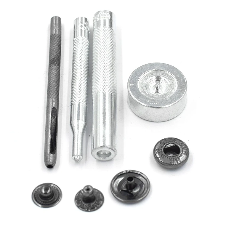 655/633/831 Metal Button Snap Fastener Installation Tool Mold Button Grinding Tool Snap Button Hidden Button Hand Knock