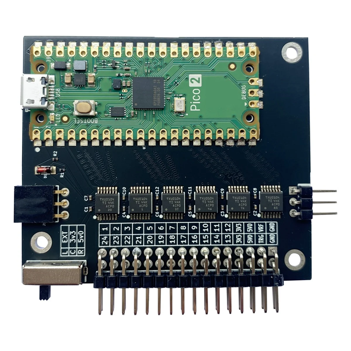 Analizator logiczny V6.0 RP2350 Pico 2 - 400 MHz 24-kanałowy analizator logiczny do analizy obwodów -Y18A — zdjęcie produktu 5