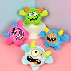 Fun Little Monster Plush Dog Toys Make a Sound To  Attract Dog Attention Companion Factory Direct  Sales