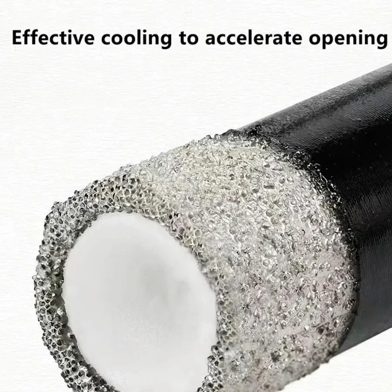 Punta da trapano per piastrelle in ceramica secca con bullone esagonale da 5-16 mm, utensile per perforazione di piastrelle vetrificate in marmo granito, punta diamantata, sega a tazza