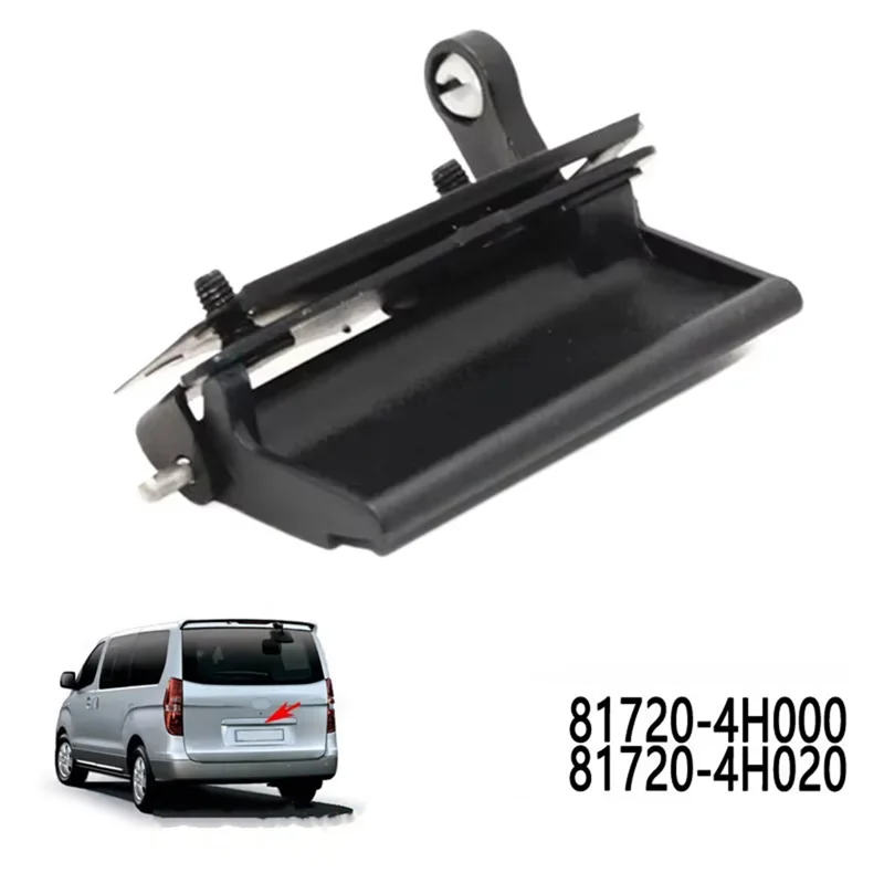 Tailgate Handle Back Door Handle Compatible with Hyundai Grand Starex H1 2007-2018 81720-4H000 81720-4H020