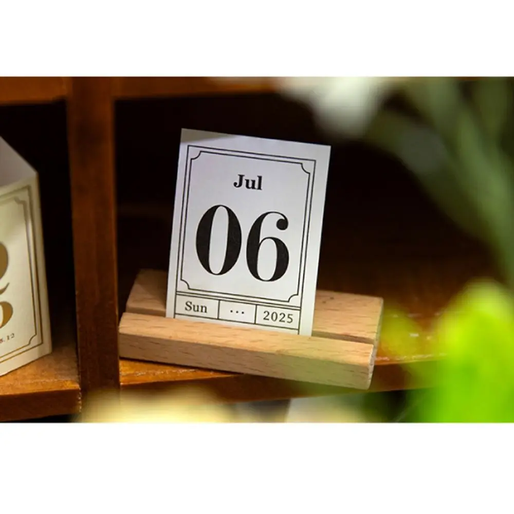 367 folhas rasgáveis 2025 calendário livro papel grosso portátil mini mesa calendário planejador adesivos material papel