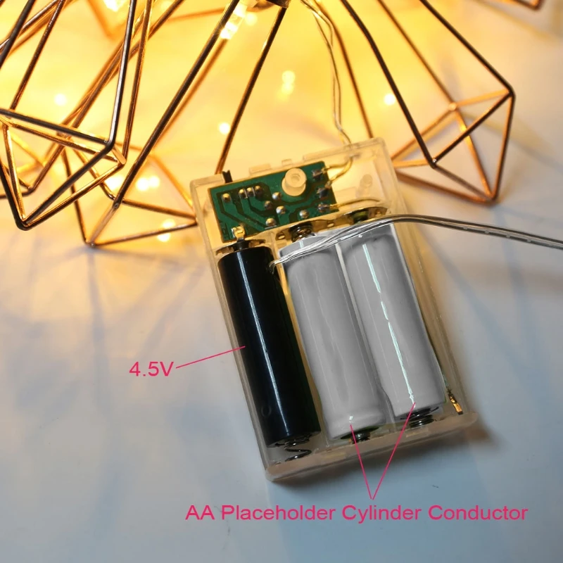 DUNIFake-Installation de batterie pour coque, pas d'alimentation, AA 14500 LR6, espacement des emplacements, connecteur pour AA Battery Eliminator 28GE, 4 pièces