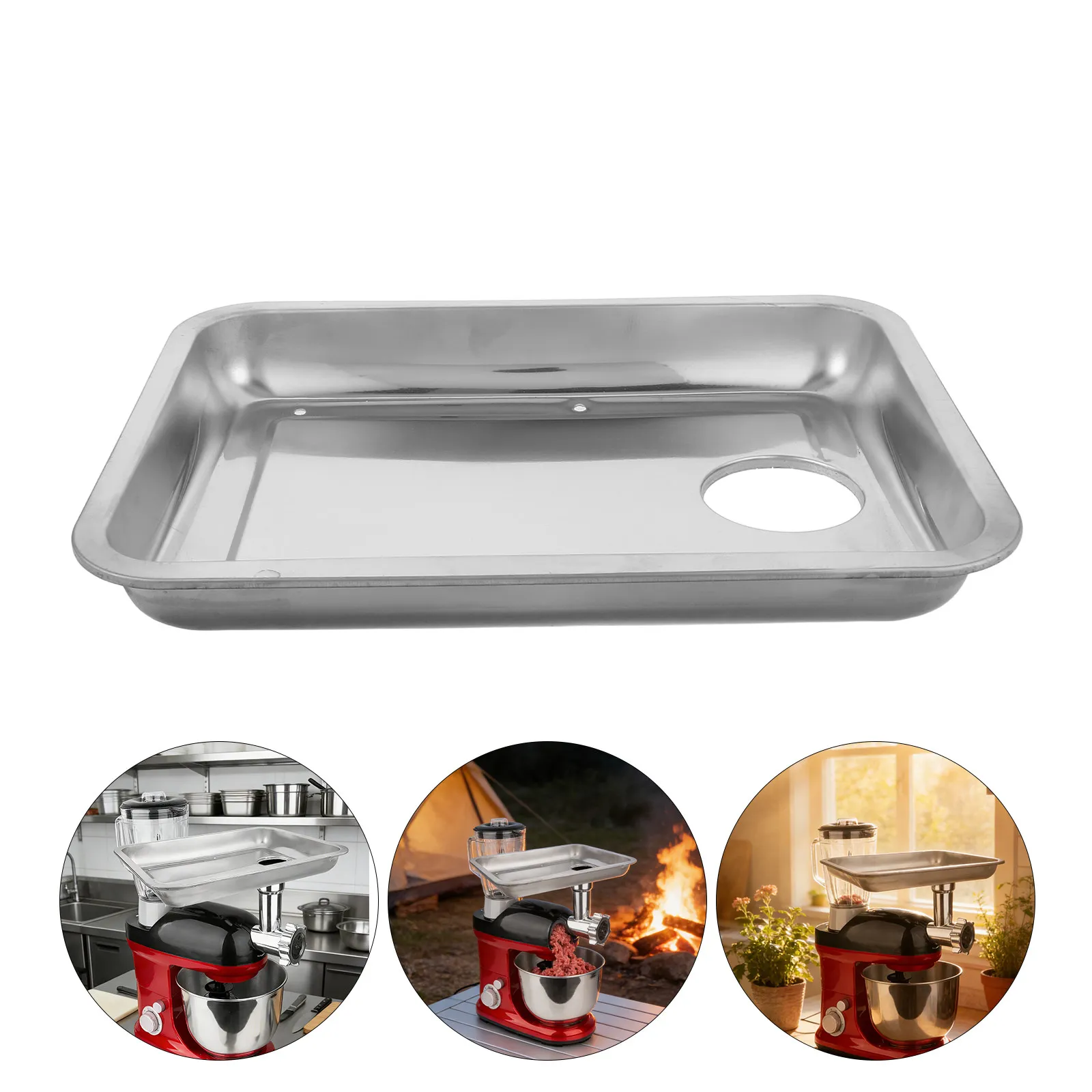 

Аксессуары для электрических измельчителей: Сменные электрические запчасти, поддон для измельчителя, поддон для продуктов из нержавеющей стали для мясорубки