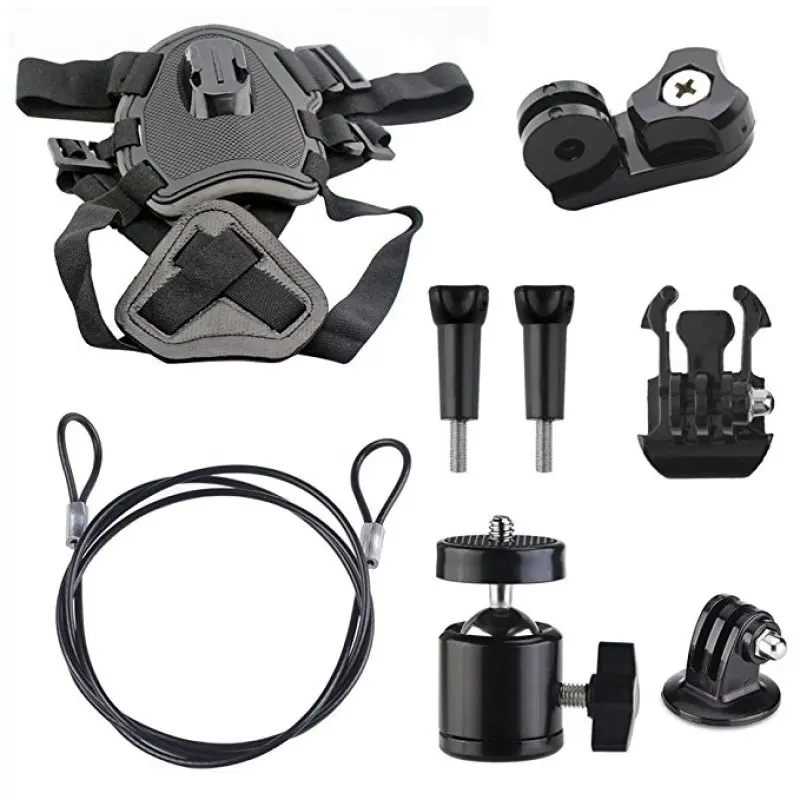 สำหรับ Gopro Hero 5 4เซสชัน3 + 3 SJ5000สุนัขสายรัดหน้าอกอุปกรณ์เสริมกล้อง Go Pro สุนัขสุนัขสายรัดสายรัดหน้าอก Mount